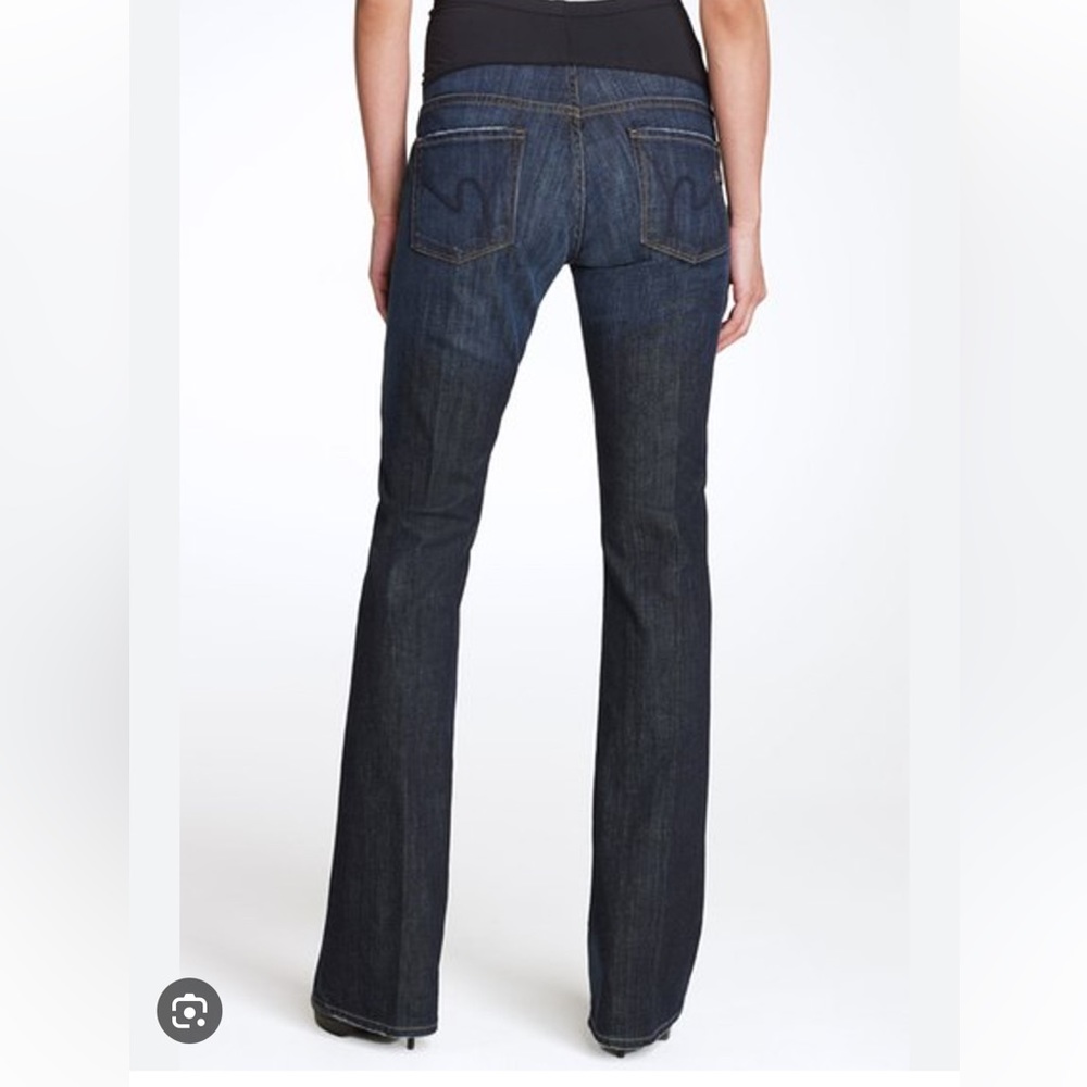 Citizens of Humanity Maternity Jeans style# 015-001 Bootcut size 31 medium wash. - Picture 2 of 16